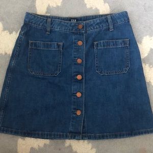 Gap denim skirt